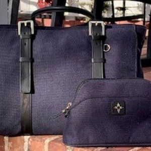 India Hicks Navy Duchess of Windsor Bag